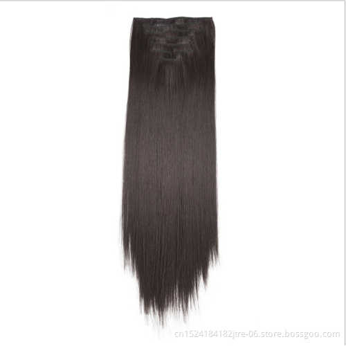 synthetic clip hair 8pcs per set